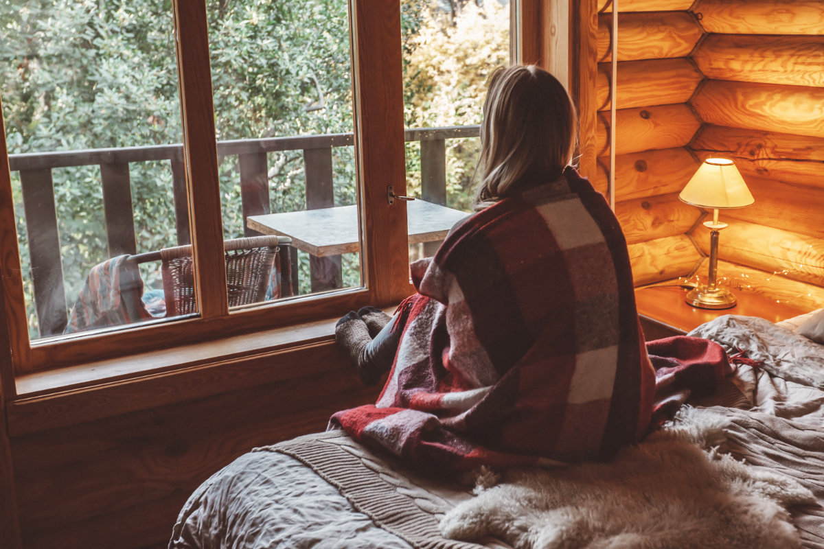 Chalet in den Dolomiten