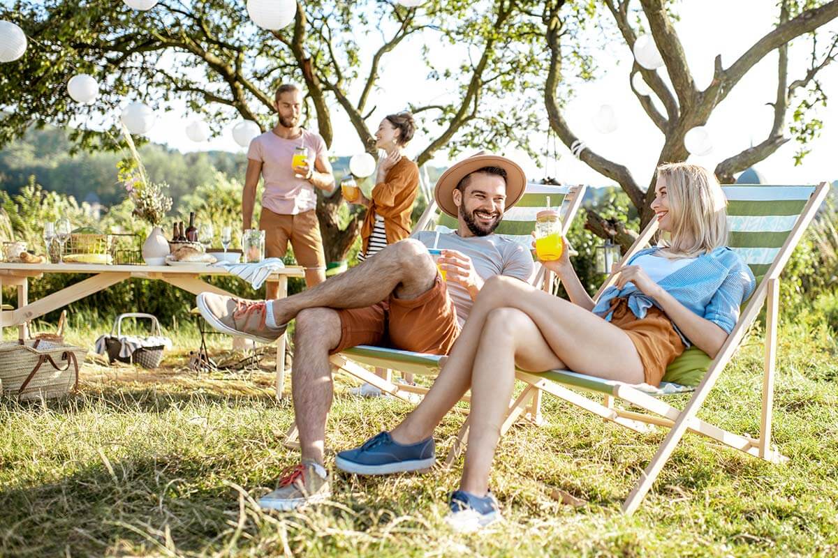 Urlaub mit Freunden im Ferienhaus