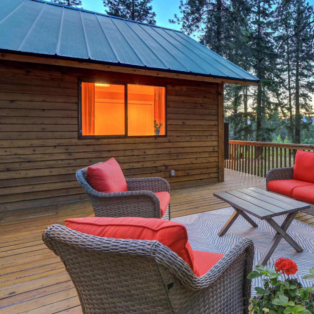 Neue Lodge - Terrasse